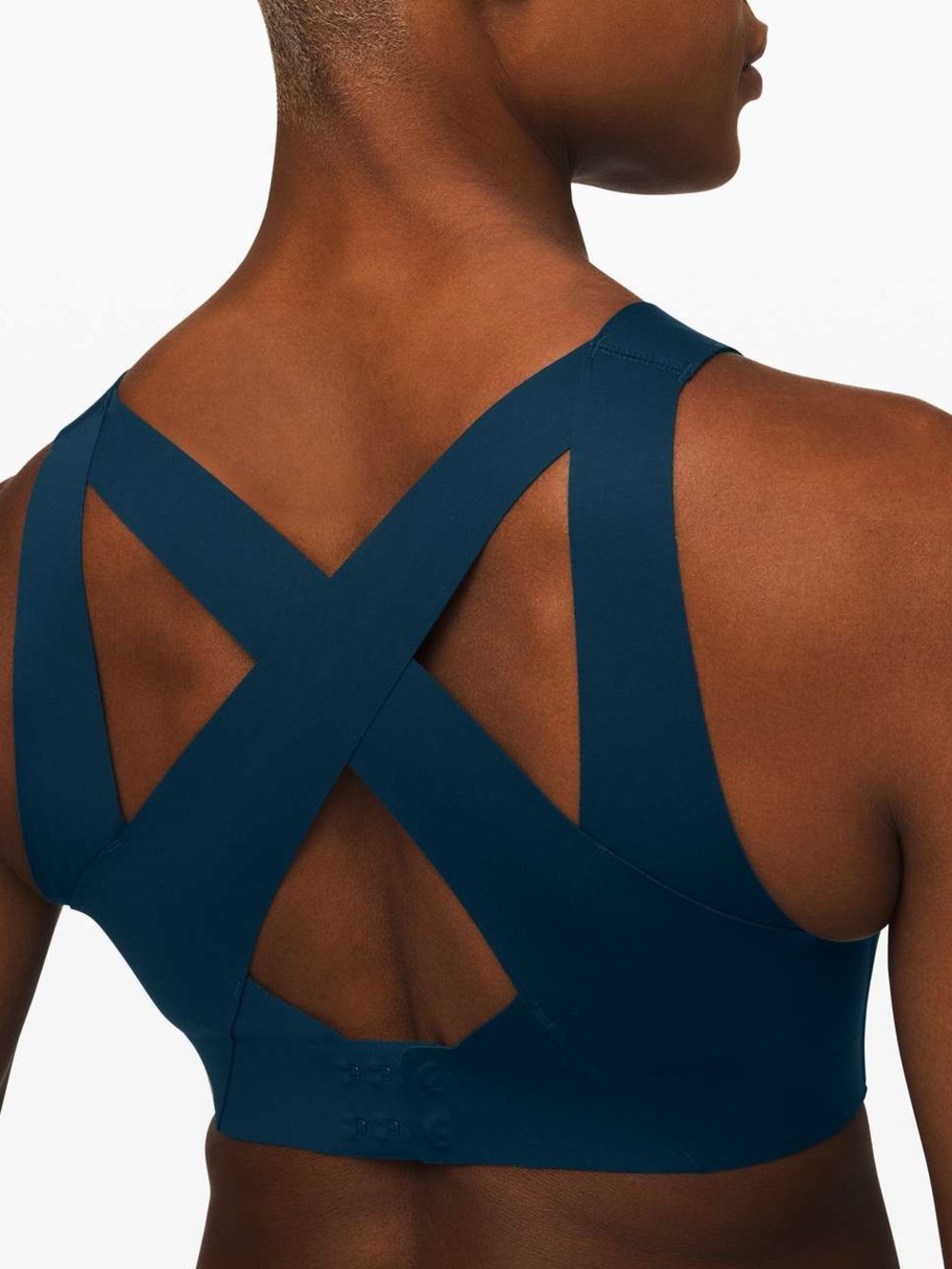 Lululemon enlite Women’s Supportive Cross-Back Sports Bra - Deep Teal